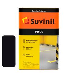 TINTA P/ PISO SUVINIL 18L PRETO FOSCO