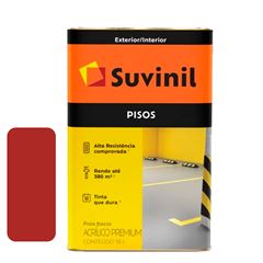 TINTA P/ PISO SUVINIL 18L VERM DEMARC FO