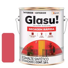 TINTA GLASU ESM SINT 3,6L VERMELHO BR