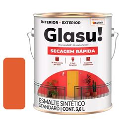 TINTA GLASU ESM SINT 3,6L LARANJA