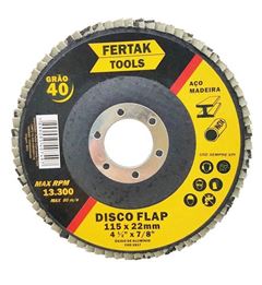 DISCO FLAP FERTAK 4-1/2 - 115MM - GR 80