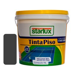 TINTA P/PISO STARLUX 3,6L PRRETO