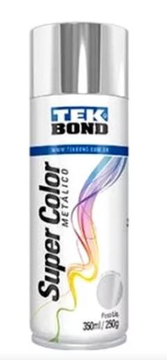 SPRAY TEKBOND 350ML CROMADO METALICO 