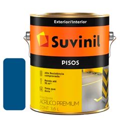 TINTA P/ PISO SUVINIL 3,6L AZUL FOSCO