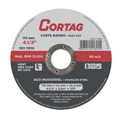 DISCO CORT CORTAG INOX 4.1 2 115MMX1MM