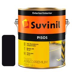 TINTA P/ PISO SUVINIL 3,6L PRETO FOSCO