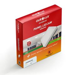 PAINEL OUROLUX LED SOB QUA 24W 6500K BI