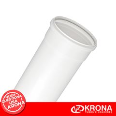 TUBO KRONA ESGOTO 200MMX6MT NBR