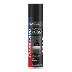 SPRAY CHEMICOLOR 400ML METALICA PRETO